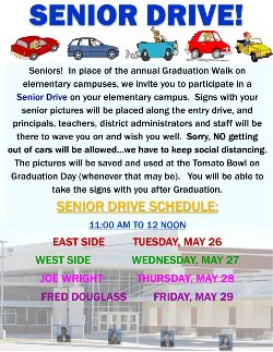 senior drive flyer